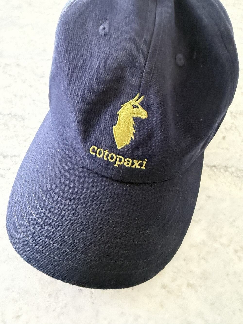Cotopaxi Embroidered Blue With Green Logo Unisex Adjustable One Size Hat